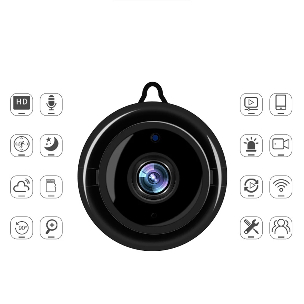 Мини-камера видеонаблюдения EC79wifi HD Беспроводная с функцией ночного видения и
