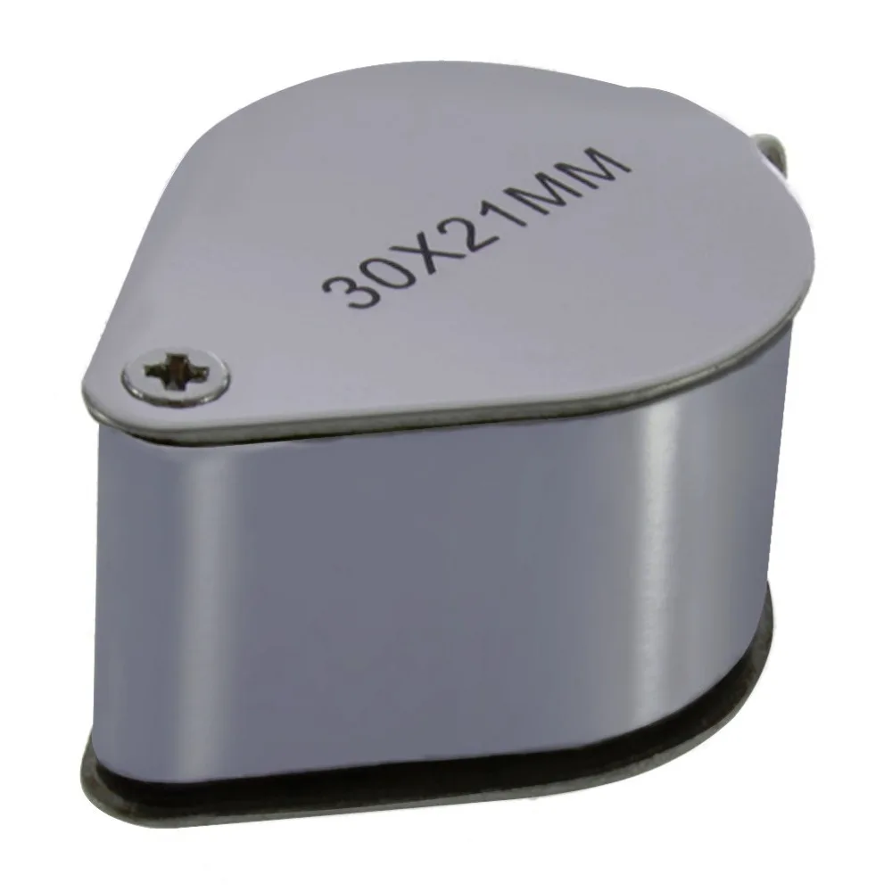 Мини 30X стеклянная лупа увеличительное ювелирное изделие для глаз Лупа Петля 30*21