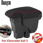 Автомобильный подлокотник для Chevrolet Sail 3 новый ящик для хранения, центральный подлокотник, модификация, подстаканник, интерьерные аксессуары для стайлинга автомобиля