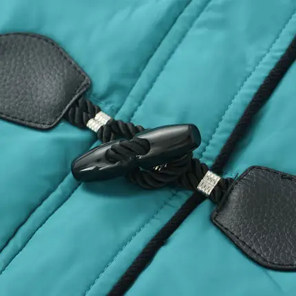 

Hight Quality Womens Winter Duck Down Jackets And Coats Women Long Slim Parka Hot Sale Horn Button OverCoat LX271