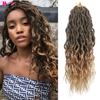 goddess faux locs crochet hair synthetic soft locs with curly ends ombre braiding hair extensions 16 24 inch grey hair expo city