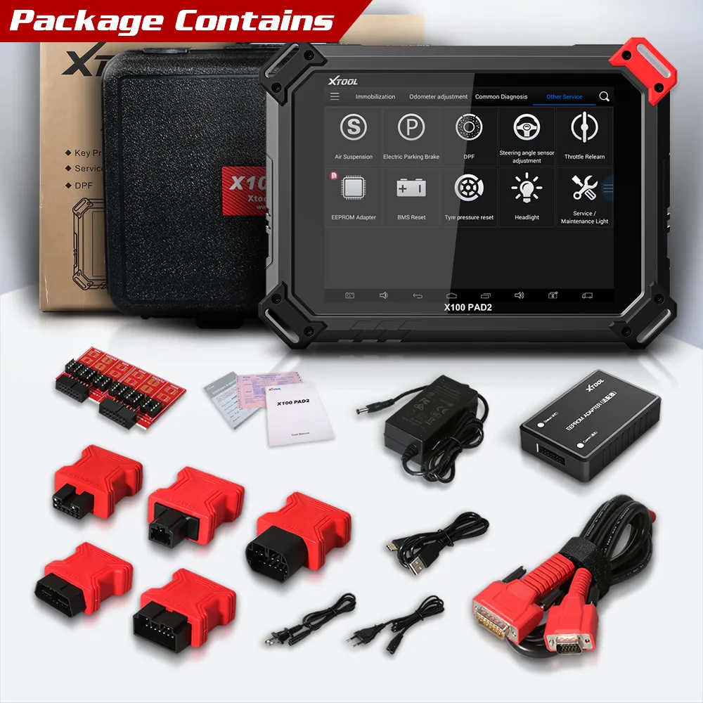 

XTOOL X100 PAD2 Pro 4 System Standard Version OBD2 Diagnostic Tool Update X100 PAD key programmer With Special Functions
