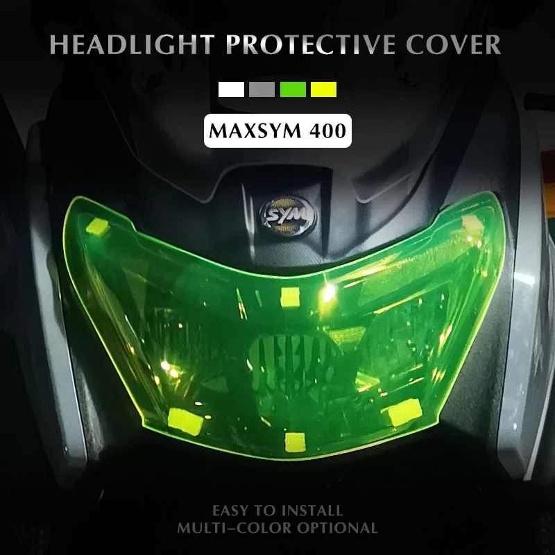 

For SYM MAXSYM400 MAXSYM 400 Motorcycle Accessories headlight Guard Head light Lens Cover protector