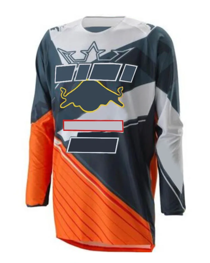 

Motorcycle downhill jersey, motocross long-sleeved T-shirt, polyester quick-drying, the same style is customized