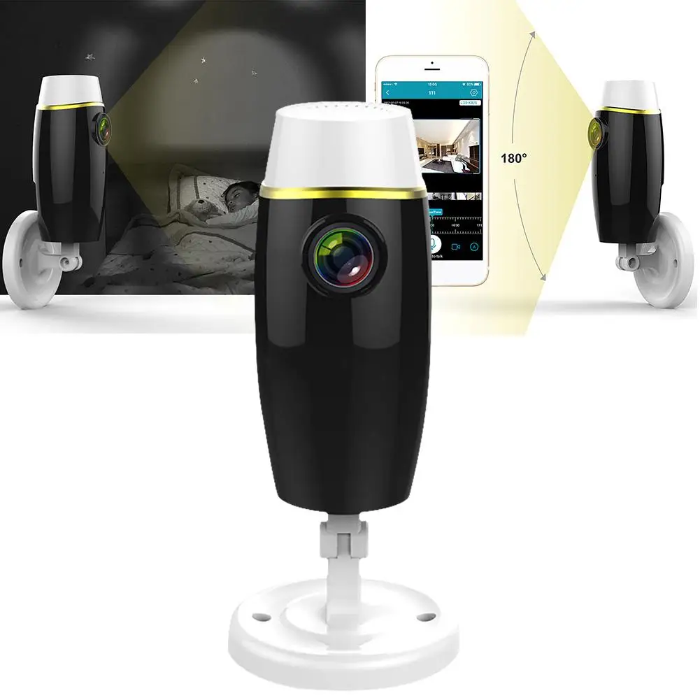 

1080P WiFi Home Security IP Camera TF Card Infrared Detection Bidirectional Audio Video Recording CCTV Mini Camera