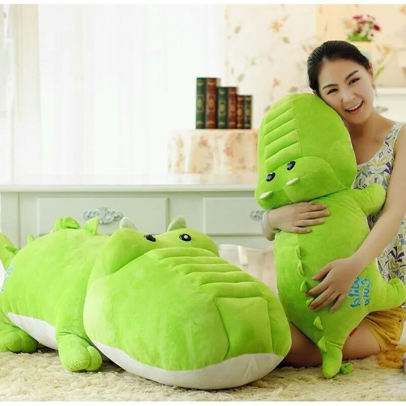 

100cm / 39.37 "green crocodile plush toy cute cartoon crocodile doll gift stuffed animal