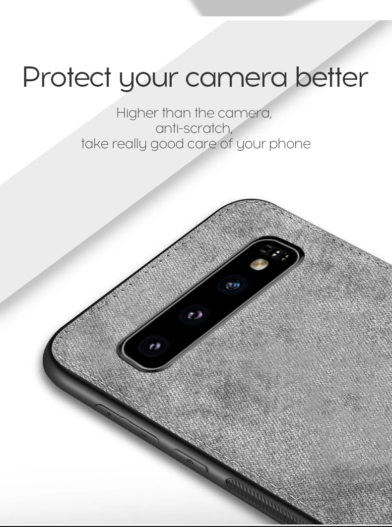 IIOZO Магнитный тканевый чехол для samsung Galaxy S8 S9 S10 Plus Note 8 Note 9 ультратонкий тканевый Мягкий силиконовый чехол s
