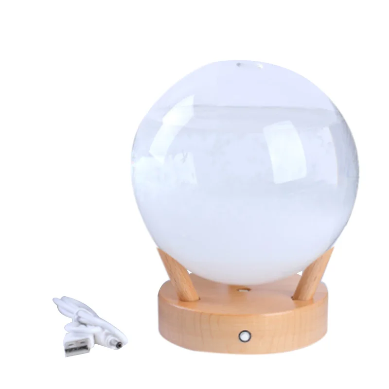 

Storm Glass Crystal Weather Forecast Drop Liquid Night Light Lighting Ornaments Home Decoration Accessories (Multicolor)