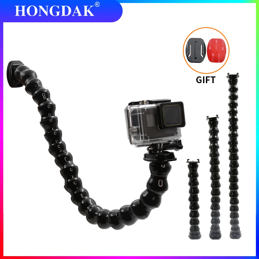 Hongdak монопод с регулируемым удлинителем для телефона Gopro Go pro 10 9 8 7 6 5 Аксессуары