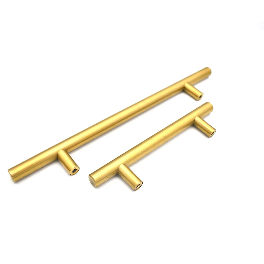 

6/10'' Copper Door Handle Contracted Cabinet Door Handle Stainless Steel Handle Wardrobe Handle Furniture Fittings Furniture