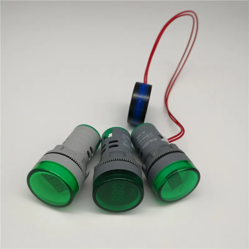 22MM AD16-22DSV type AC DC5-500V Mini Voltage Meter LED Digital Display Voltmeter Indicator Light Lamp Ammeter Hertz frequency |