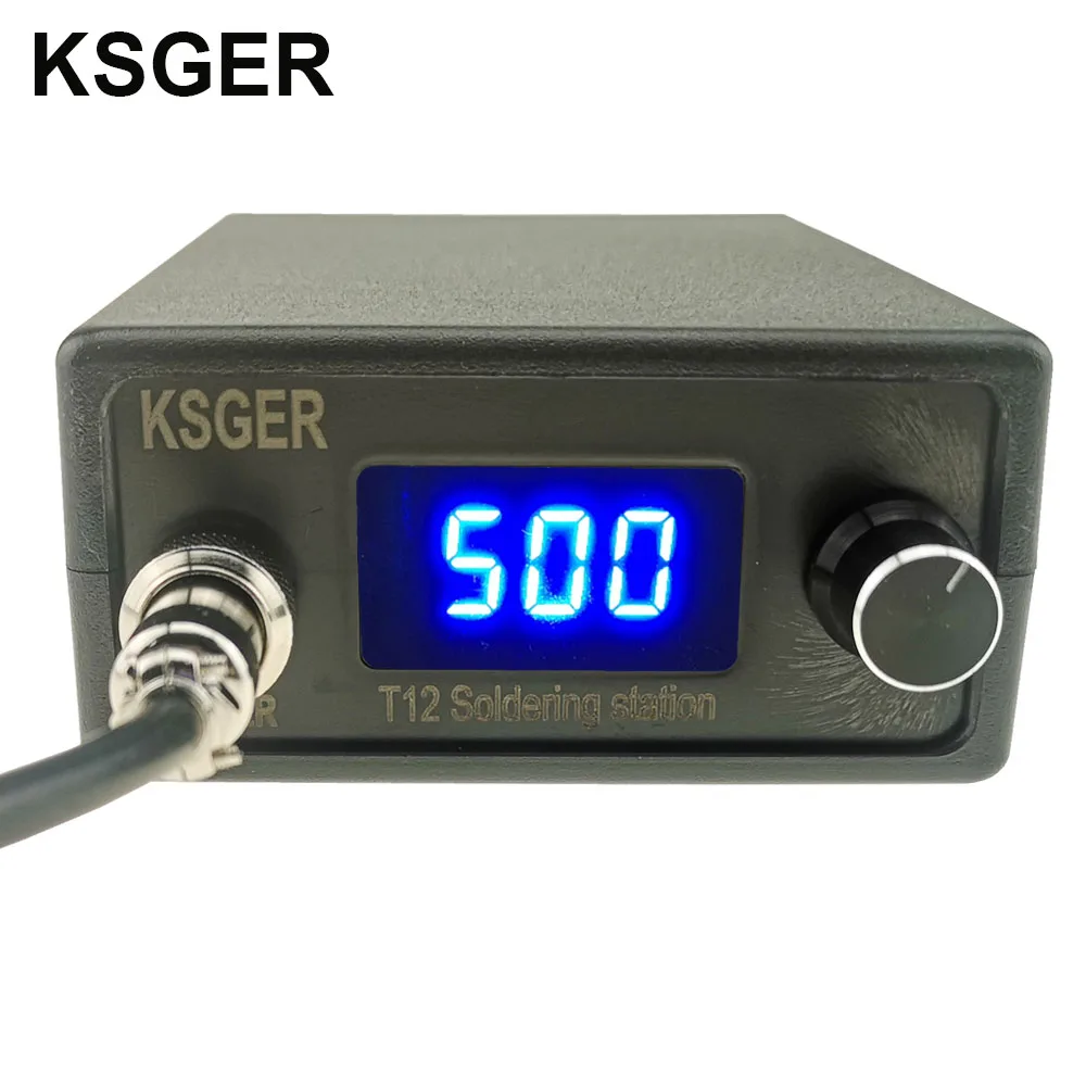 KSGER T12 STM32 цифровая паяльная станция железные наконечники для автоматического сна