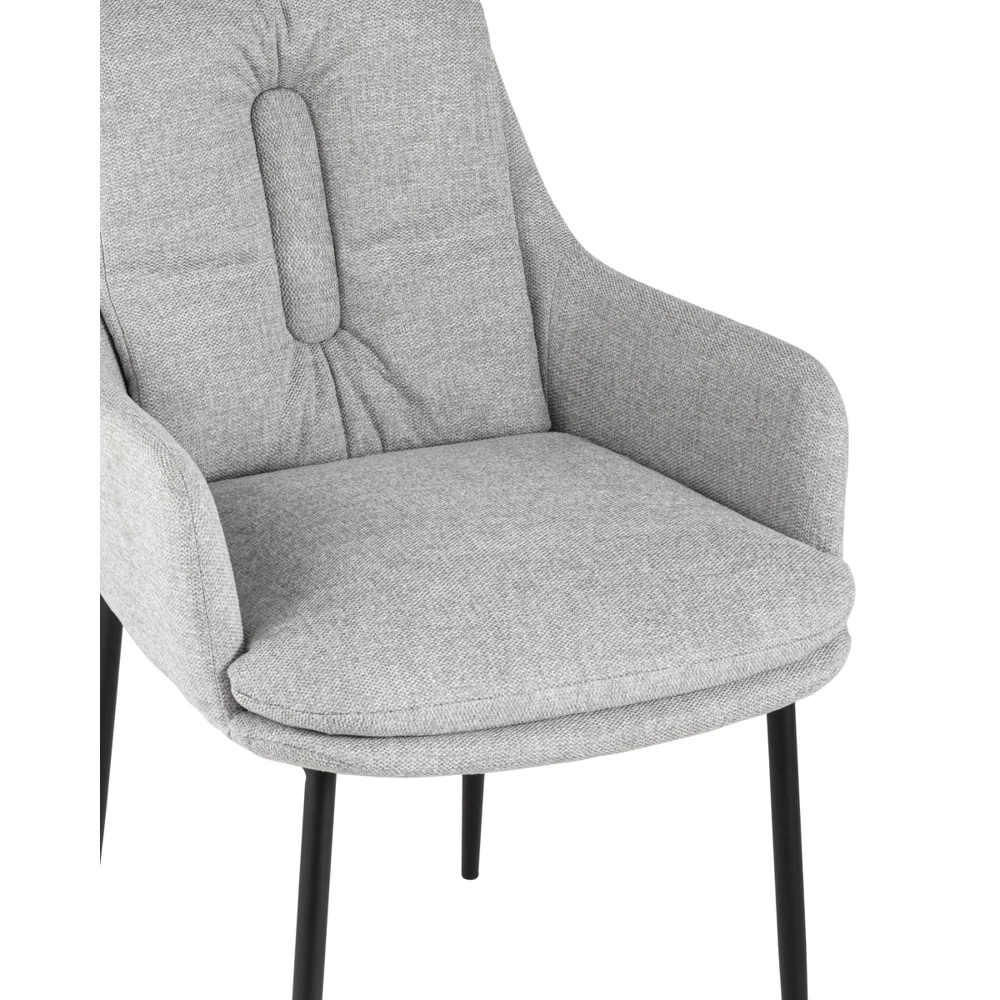 Кресло Stool Group Саманта рогожка светло-серый | Мебель