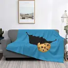 Диванное украшение печенье монстр мультфильм плед одеяло Любовь Подарки пушистое фланелевое одеяло s