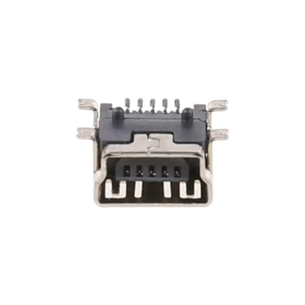 

10 Pcs Mini USB Type B 5 Pin Female Socket Connector For Mobile Phone Charging