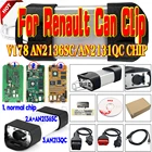 Диагностический интерфейс Can Clip V201 для renault Can Clip 2021, Золотая печатная плата V178 с реле NEC AN2131QC AN2135SC, полный чип, 196