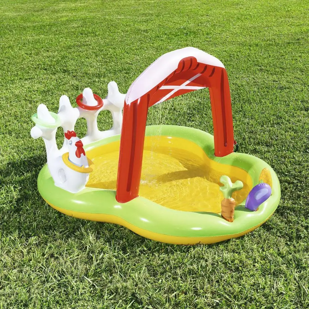 

Inflatable Play Center Kids Inflatable Wading Pool Blow Up Water Center For Boys Girls Aged 3 And Up Outdoor Water Fun