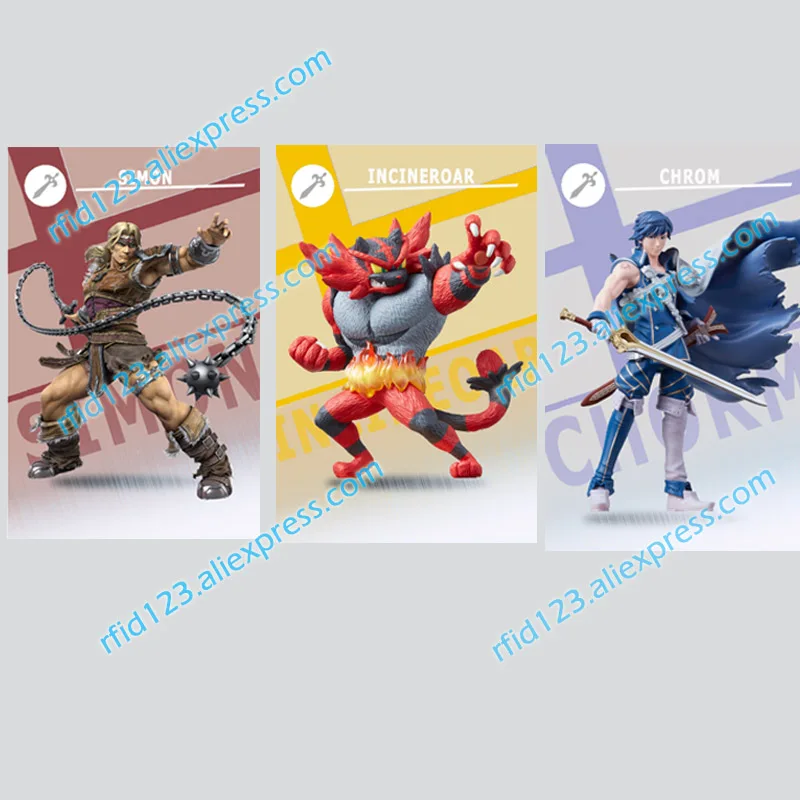 3 New Cards Новая технология Amiibo Card Link для Super Smash Bro. Серия - Цвет: 3 New Cards