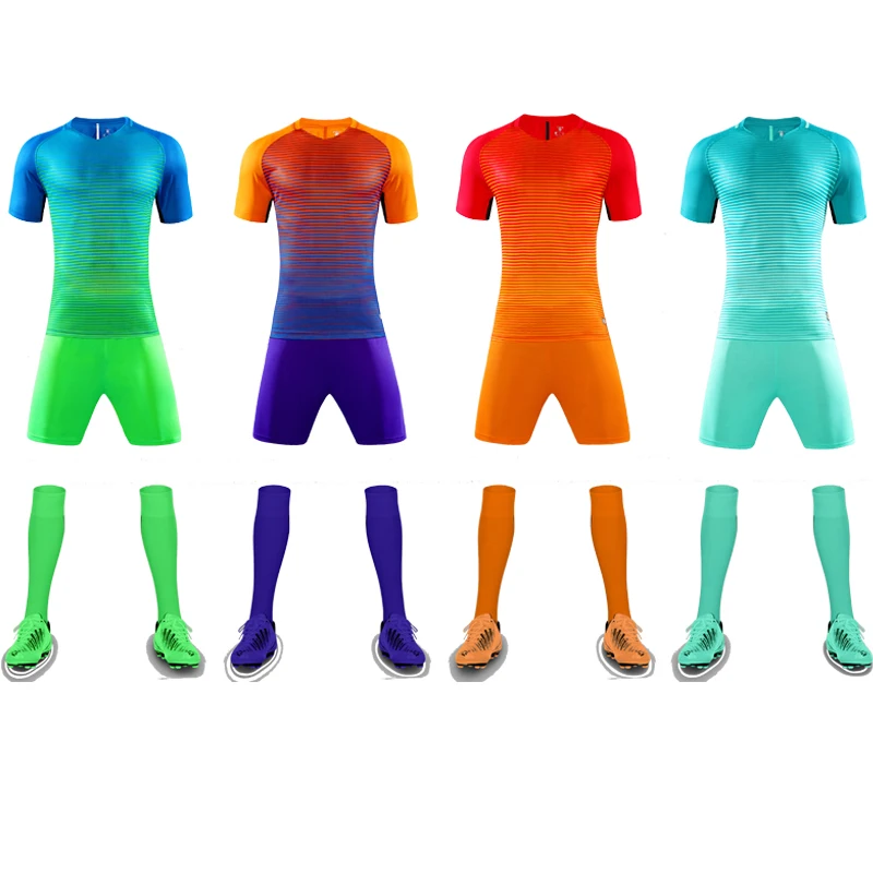 Мужская зеленая футболка с коротким рукавом Футбольная форма для взрослых