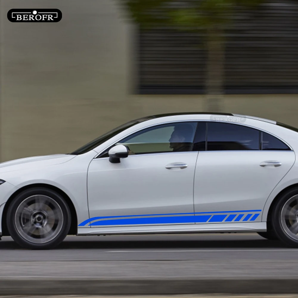 Наклейка для Mercedes Benz C117 X117 W117 C118 X118 CLA Class CLA45 AMG CLA35 Edition 1 дверь боковые полосы