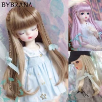 bybrana bjd doll 13 14 16 18 high temperature silk braid long hair multicolor optional