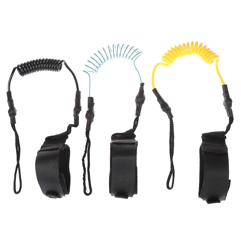 

1PC Surfing Leash Stand Up Paddle Rope Board Coiled Ankle Spring Leg Foot Rope
