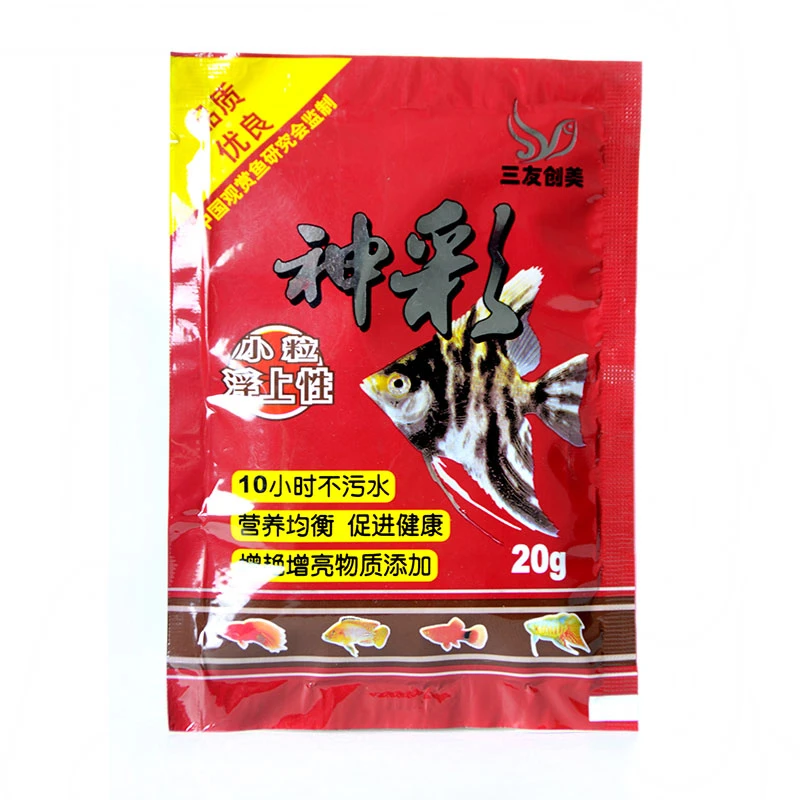 1 шт. корм для тропических рыб и небольшой Размеры рыбы тропический павлин мешок