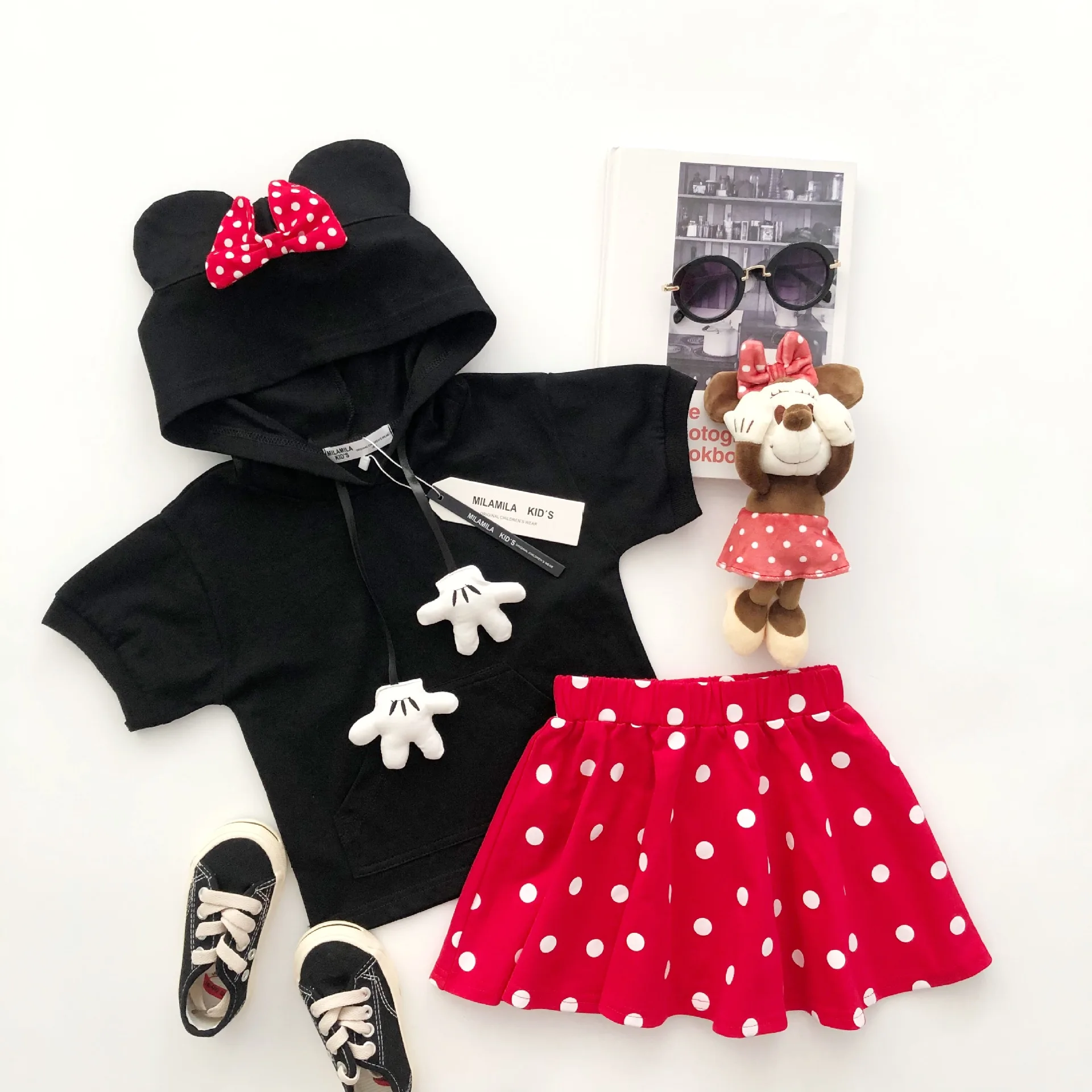 Tonytaobaby Summer Dress Boys and Girls Cartoon Three-dimensional Set Rat Spring Clothes | Детская одежда и обувь