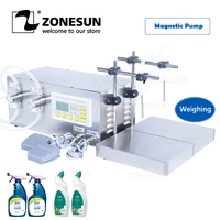 zonesun zs mp252w semi automatic filling machine liquor toilet cleaner milk perfume strong acid 2 heads filter filler