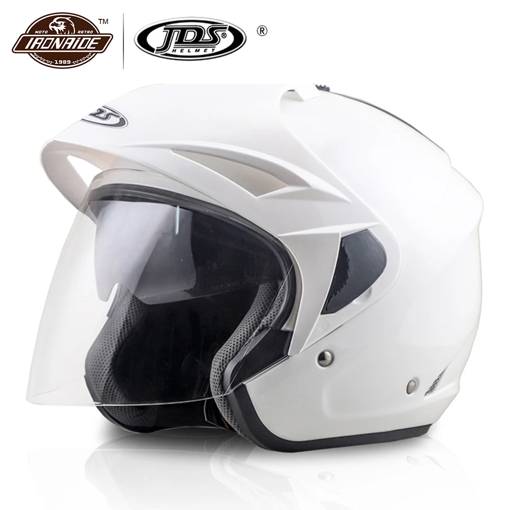 Мотоциклетный шлем NENKI с двойными линзами мотоциклетный гоночный для