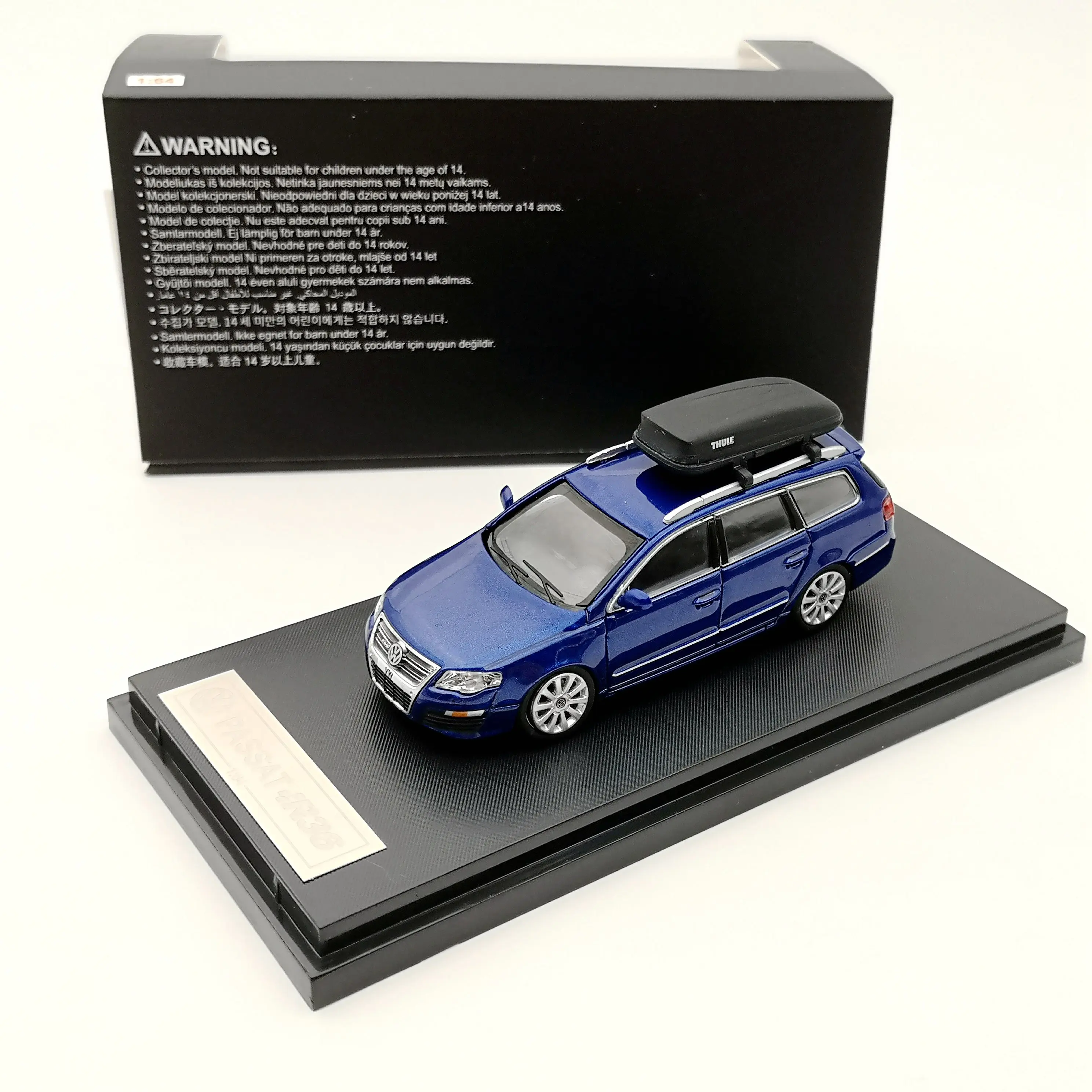 1:64 Scale For Passat R36 Travel Edition Diecast Model Car Toys Gifts Collection Blue | Игрушки и хобби