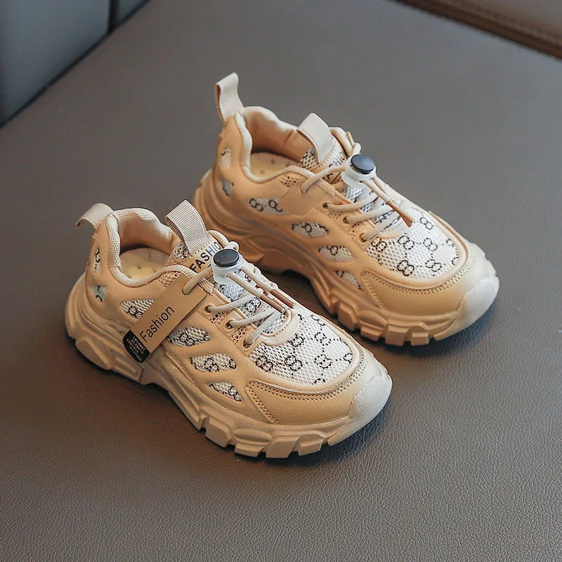 Детские кроссовки дышащие для маленьких мальчиков и девочек спортивная обувь