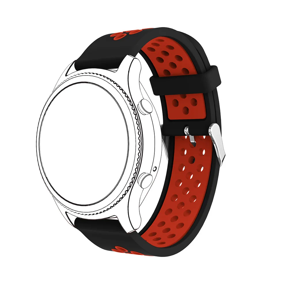 Ремешок спортивный для samsung gear s3 Frontier/Classic/Galaxy 46 мм силиконовый сменный резиновый