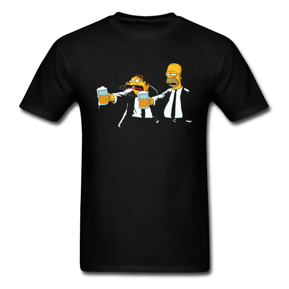 

Discount Cartoon Tshirts Pulp Fiction Bart Family Beer Funny Tops T Shirt Boy 100% Cotton Mens T Shirt Autumn Clothing Shirt