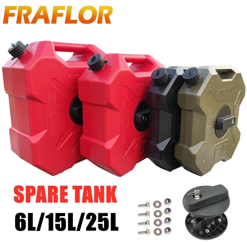 Fuel Tank 6L 15L 25L Oil Canister Gasoline Diesel Storage Can Spare Plastic Petrol Car Motorcycle Truck Jerrycan | Автомобили и