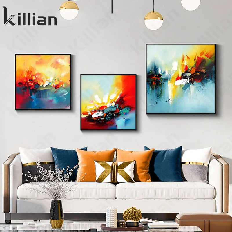 

Home Decoration Accessories Abstract Landscape Canvas Painting Impressionist Watercolor Posters and Prints Wall Home Decoration