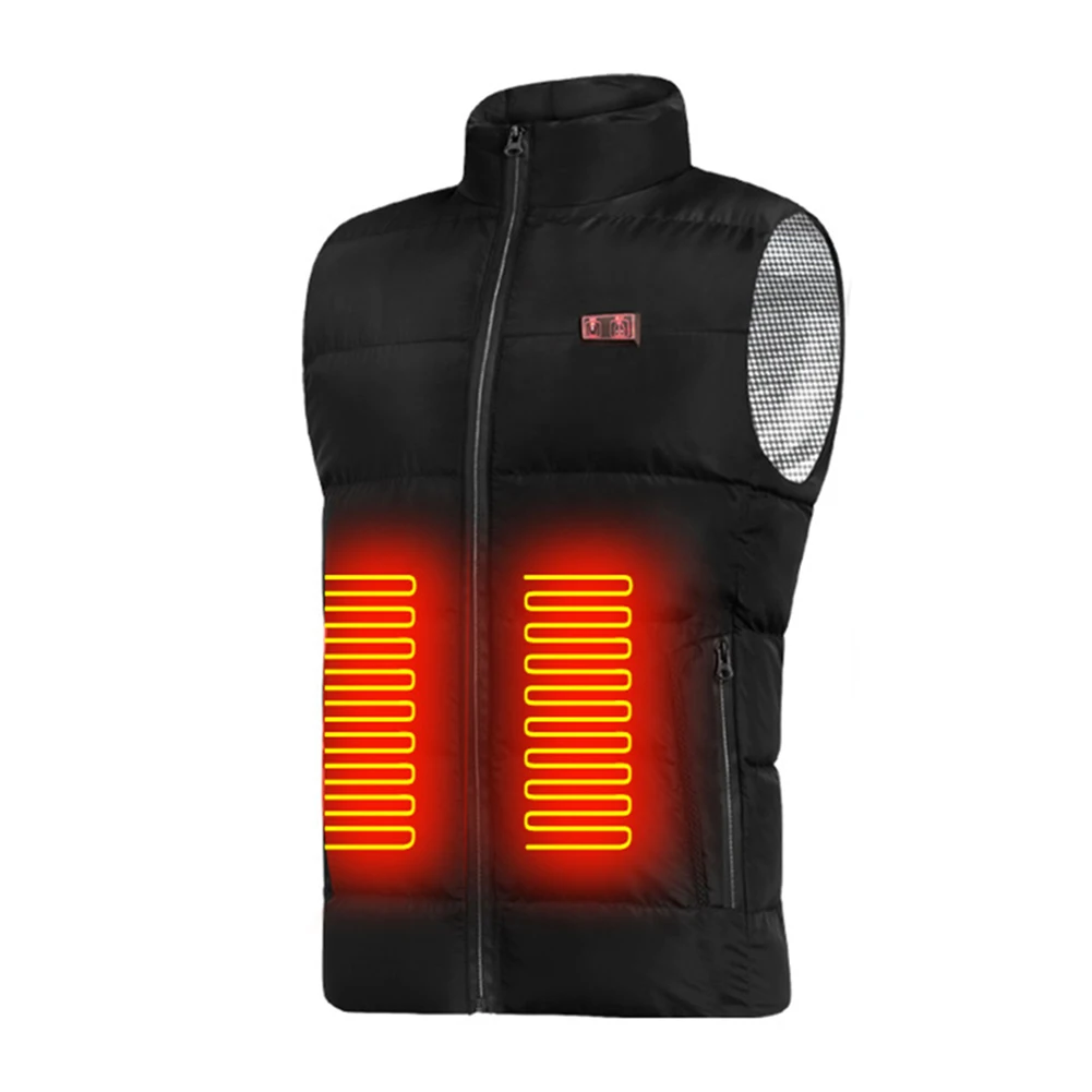

9 Heated Vest Zones Electric Heated Jackets Men Women Sportswear Heated Coat Graphene Heat Coat USB Heating Jacket For Camping
