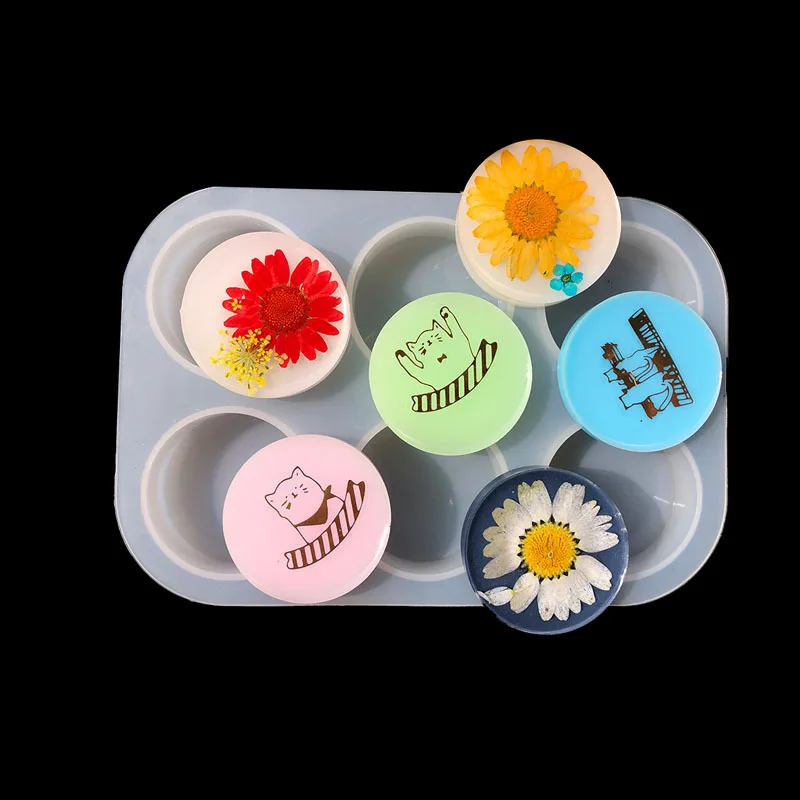 Круглая подставка для телефона Эпоксидной Силиконовые формы раскладной стенд