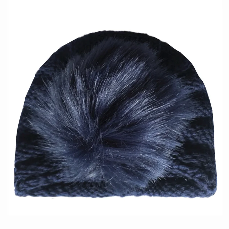 Black pompom Модная зимняя куртка для маленьких девочек Шапки с жемчугом Карамельный цвет, Вязанная, Beanie Hat baby шапка Fotografia аксессуары 1 предмет - Цвет: Black pompom