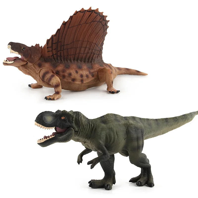 

Simulation Model Dinosaur Toy Magic Pterosauria Tyrannosaurus Solid Blue Dimetrodon Jurassic Children Toy Figures