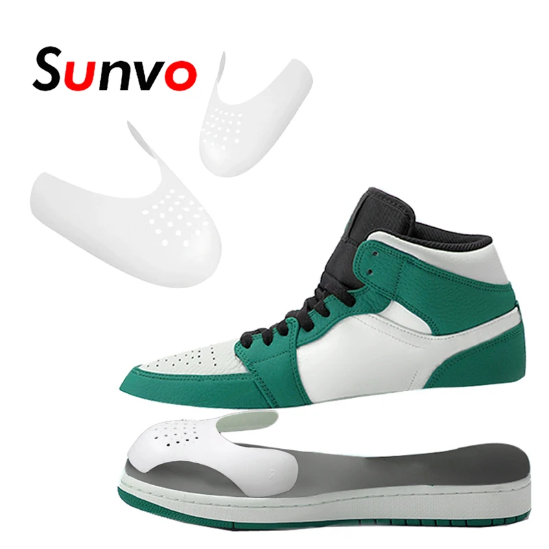 

Sunvo Sneaker Anti Crease Protector Shoe Guard for Toe Cap Stretcher Anti-Crack Care Plastic Tree Expander Sport Foot Accessorie