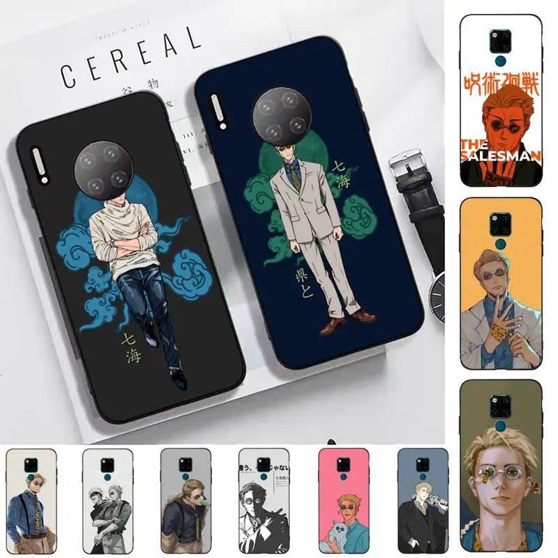 

TOPLBPCS Kento Nanami Jujutsu Kaisen Phone Case for Huawei Mate 20 10 9 40 30 lite pro X Nova 2 3i 7se