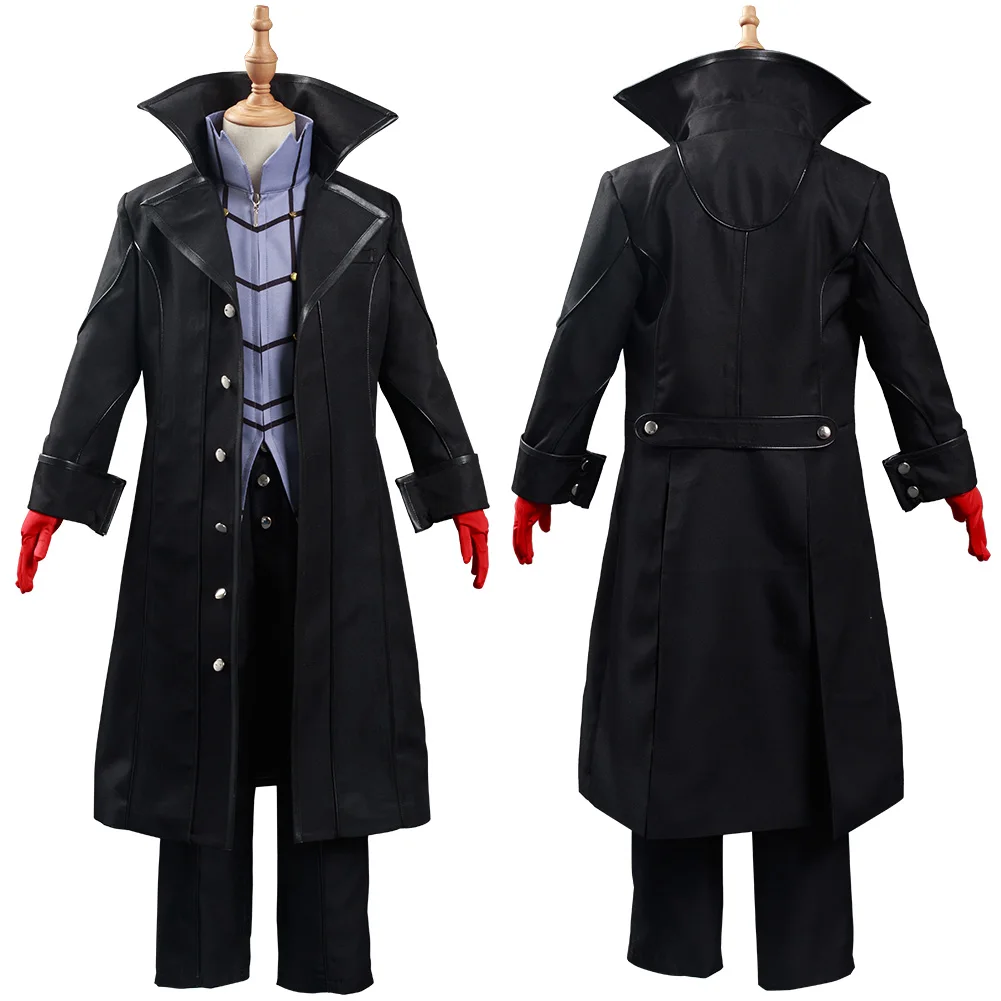 

Костюм для косплея Persona Joker, Детская рубашка, штаны, наряды, карнавальный костюм на Хэллоуин