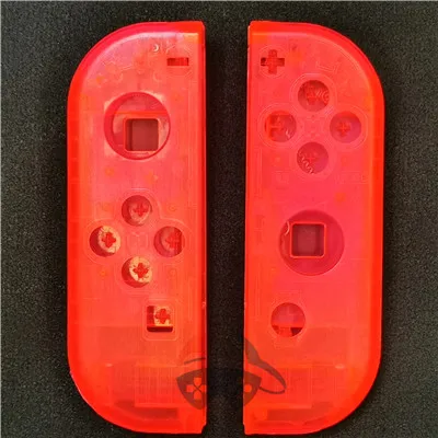 Transparent rosepink Для nintendo Switch NS NX Joy-Con контроллер DIY пользовательский сменный корпус Joy Cons белый чехол для nintendo Switch Joycon - Цвет: Transparent rosepink