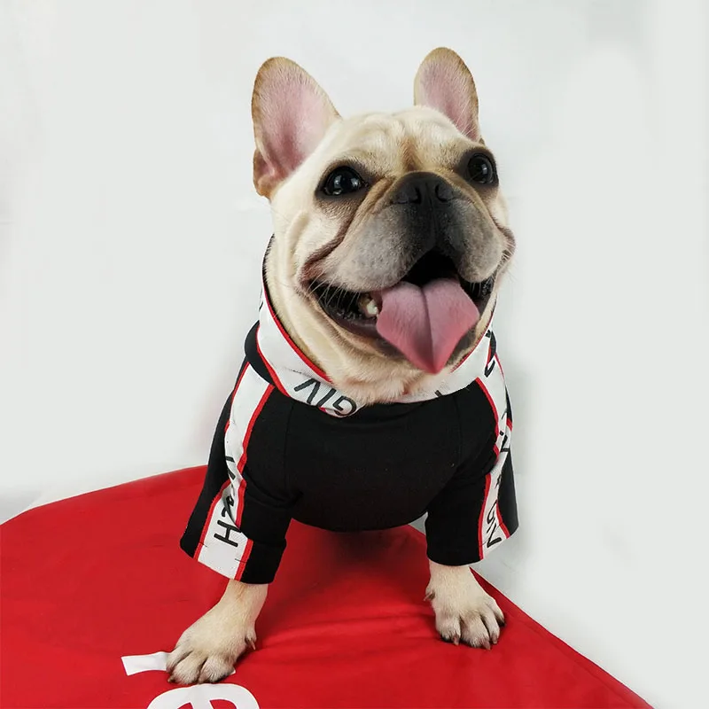 

Fashion Designer Dog Clothes for Small Dogs Letter Print Puppy Hoodies for French Bulldog Outfit Pug Chihuahua Costume Dropship