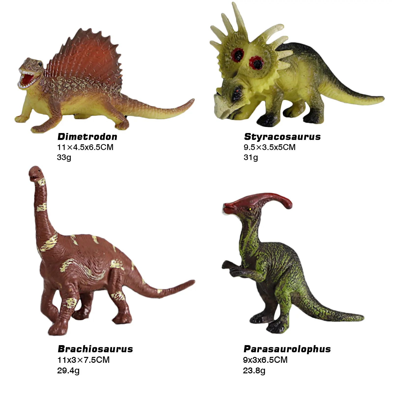 

Realistic Dinosaur Toy 4pcs Highly Detailed Dinosaur Toys Jurassic Dinosaurs Tyrannosaurus Action Figure Model Dinosaur Toys
