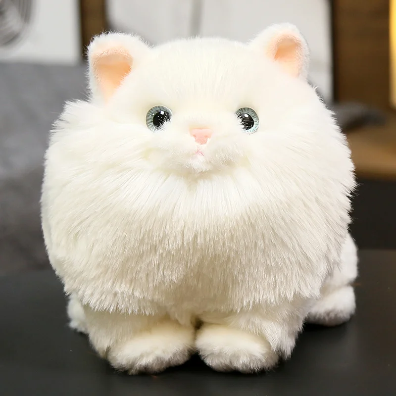 

Plush Lifelike Cat Toy Simulation Stuffed Cute Animal Soft Doll Kids Birthday Christmas Gift for Boy Girl