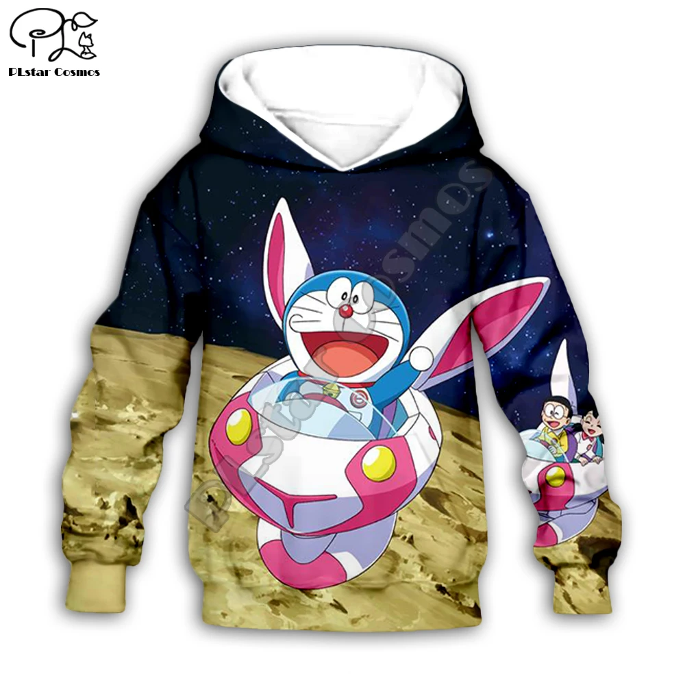 

Kids Set Doraemon 3d Hoodies family suit tshirt zipper Pullover Child Suit Anime Nobita Nobi Sweatshirt Tracksuit/pant shorts 18