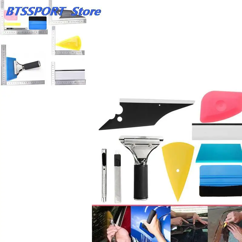 1 Set Window Tint Tool Kit Vinyl Car Wrap Stickers Auto Accessories Tinting Squeegee Film Cutter Knife | Спорт и развлечения