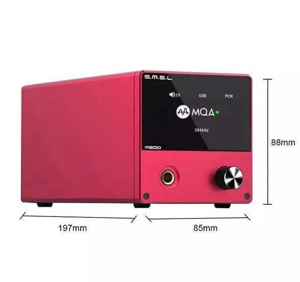 SMSL M500 MQA 32bit 768kHz DSD512 Hi Res USB DAC ES9038PRO ES9311 XMOS XU216 аудио декодер усилитель для